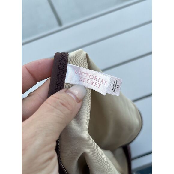 Victorias Secret Vintage Bikini - Size 36C Bottoms Medium - Brown - Picture 13 of 14
